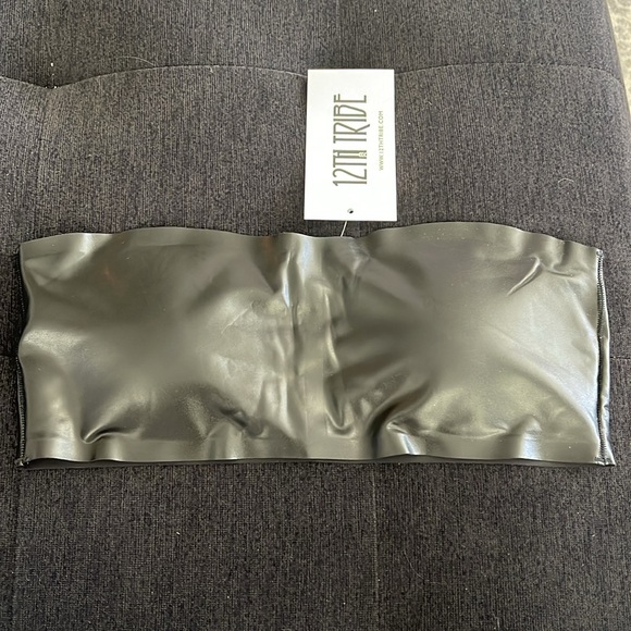 12th Tribe Vegan Leather Bandeau - Picture 2 of 2